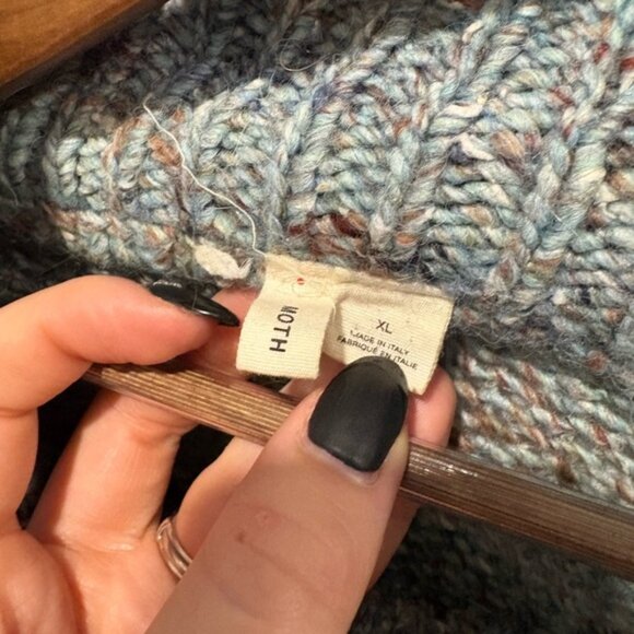 ANTHROPOLOGIE - MOTH- OVERSIZED- Alpaca Blend - Chunky Sweater - XL - Picture 4 of 7